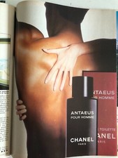 Publicité Vintage Advertising Luxe Parfum Antaeus by Chanel (Octobre 1988)