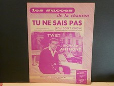 Partition Tu ne sais pas