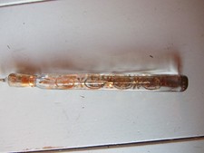 RARE GRAND FLACON A SELS EN VERRE DORE EPOQUE 18 ème SIECLE