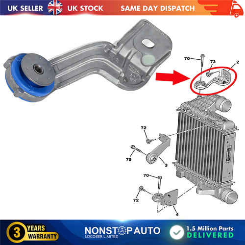 Support radiateur intercooler - support,