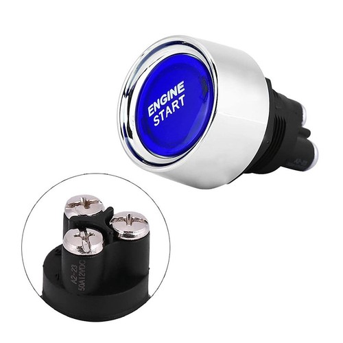 Bouton poussoir moteur voiture