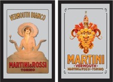 2 Miroirs Martini & Rossi