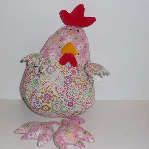 Doudou poule pier import - doudou,