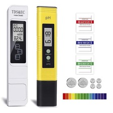 Testeur de Qualité de l'eau Testeur PH Mètre Électronique TDS&EC Mètre Tempér...