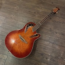 Guitare acoustique électrique Ovation CC257 Sunburst d'occasion du Japon...