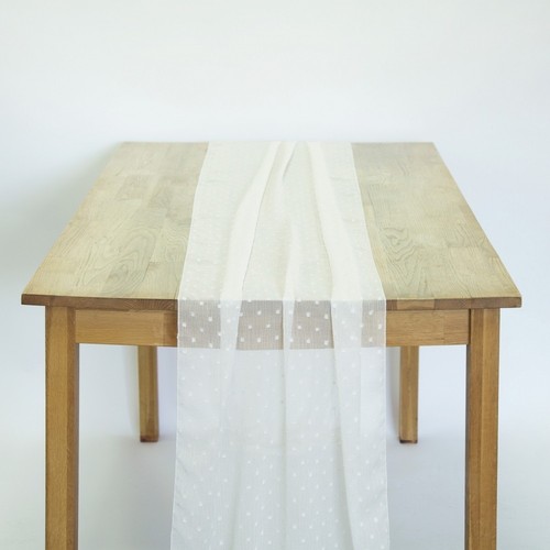 Mousseline dobby ivoire - mousseline,