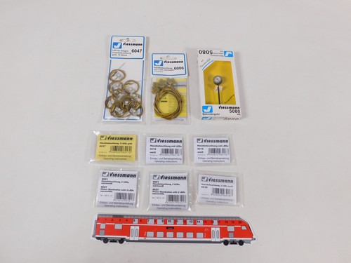 Viessmann lampes 6018 - h0, 9x