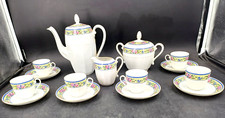 SERVICE A CAFE PORCELAINE VICTORIA MODELE CHINE 1960-70
