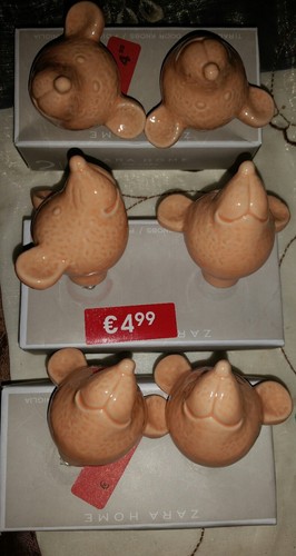 Poignée bouton céramique - 6,