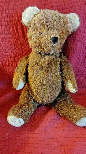 Ancien ours peluche - en,