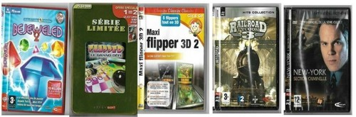 Lot jeux cd rom - de, pc