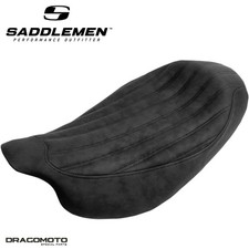 SELLE HARLEY TOURING SADDLEMEN Knuckle 808-07B-0023 Solo Seat Noire Foam | Ge...