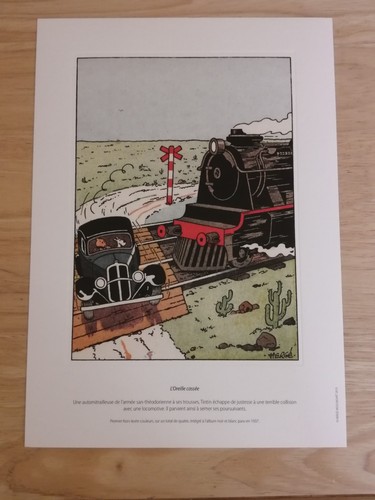Lot lithographies tintin - lot, 3