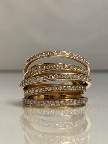 Bague carats diamants - or,