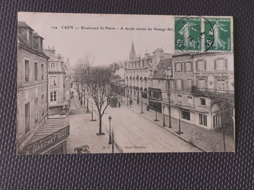 Cpa caen boulevard - caen,