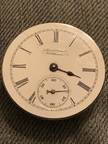 American waltham pocket - american, watch