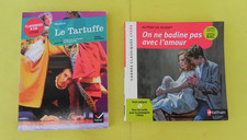 2 LIVRES Différents "CLASSIQUES LYCEE " Molière ,Alfred de Musset