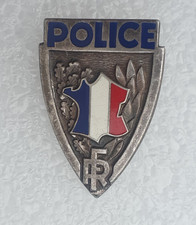 Insigne de képi, Police, République Française, 27x39 mm