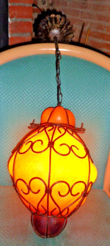Suspension cage pate verre - suspension, de