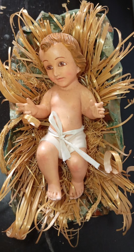 Elégant ancien santon crèche - ancien,