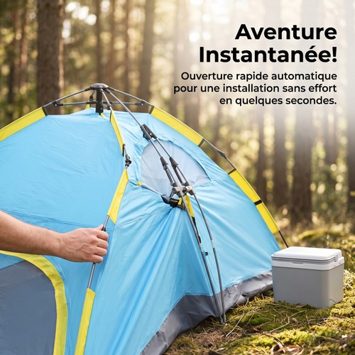 Tente camping pop 5 - pop-up, 5-8