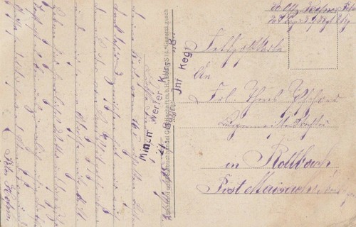 Carte postale paysans roumains