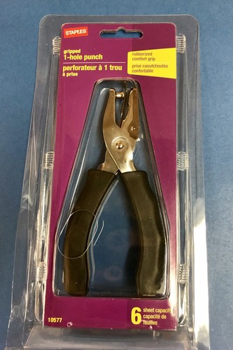 Staples gripped 1 - staples-, hole