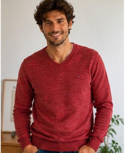 Pull tommy hilfiger homme col - pull,