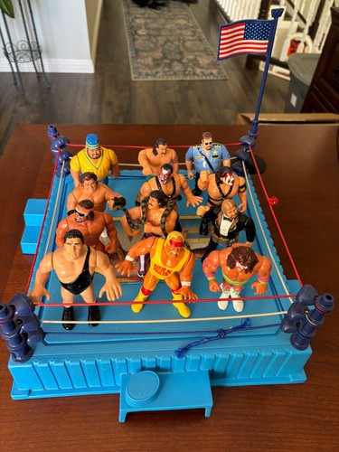 Wwf wrestling set 12 - wrestling,