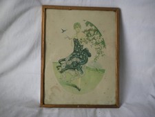 Gravure ancienne signée Georges Grellet