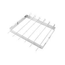  Gril en acier inoxydable simple barbecue portatif extérieur grilles de ménage