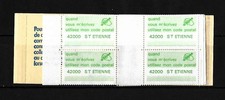 France : Vignette Code Postal Type 2 :  ST-ETIENNE 42000 (VERT)  Neuf - Sceller