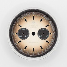 Tissot Navigator Automatic Lemania 872 Chronograph 2 Register Grey Gradient Dial