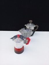 Lot 3 Petites Cafetière Italienne Vintage " Je Vous Invite À Visiter Ma Boutique