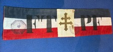 MILITARIA FRANCE BRASSARD FTPF  FRANCS TIREURS ET PARTISANS FRANCAIS WW2
