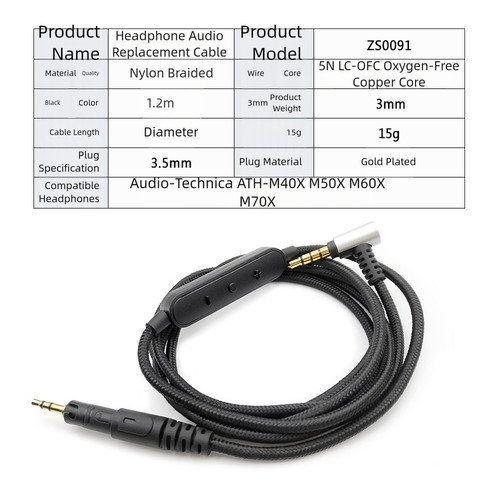 Câble audio remplacement - audio,