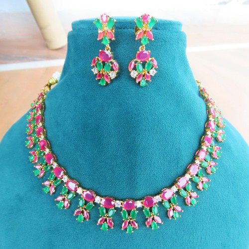 Parure collier boucles - parure, &