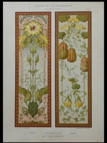 Panneaux art nouveau 1899 - panneaux,