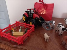 Tracteur avec animaux de la