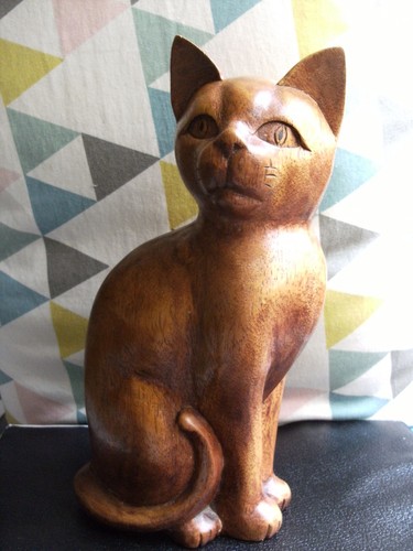 Jolie statuette bois figure - jolie,