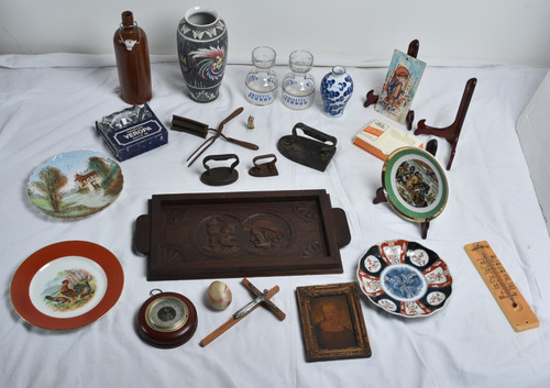 Lot brocante objets divers - lot,