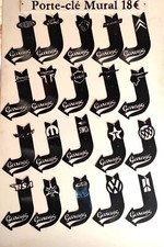 Porte clé mural sur le thème moto BSA, Norton, Triumph, Vespa, Harley, Yamaha 