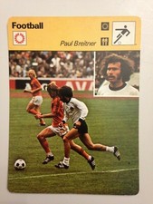 CARTE FOOTBALL 1978 EDITIONS RENCONTRE // PAUL BREITNER