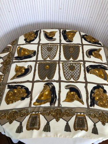 Foulard carré soie vintage - foulard,