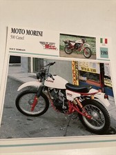 Moto Morini 500 Camel 1980 carte moto de collection Atlas Italie