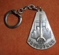 Porte-clés ETS PRUDHOMME Usine fumante TISSUS QUALITE Fourni Hermès ELBEUF 76500