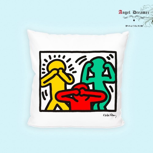 Housse coussin keith haring - housse, de