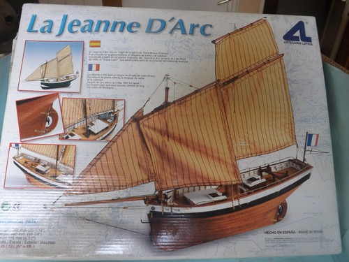Maquette bateau jeanne d - la,