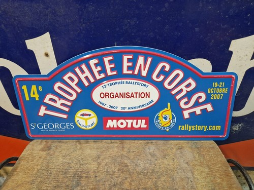Plaque rallye ème - rallye, 14