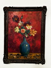 Tableau peinture ancienne Nature morte Andrée Préville fin XIXe début XXe